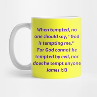 Bible Verse James 1:13 Mug
